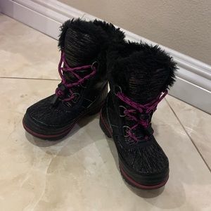 Sorel toddler girl winter boots, size 10